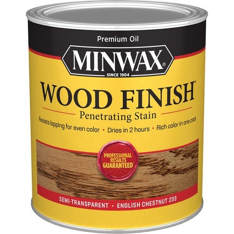 Minwax 70044 qt English Chestnut 233 Semi-Transparent Stain-1PK LANC-151215