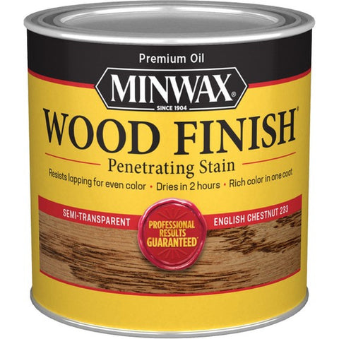 Minwax 22330 1/2pt English Chestnut 233 Semi-Transparent Stain-1PK LANC-151216
