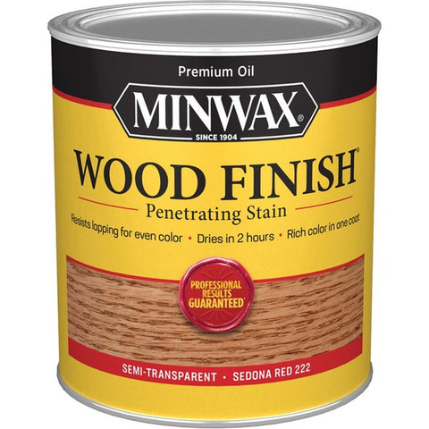 Minwax 70043 qt Sedona Red 222 Semi-Transparent Stain-1PK LANC-151218