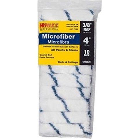 Whizz 25009 4 Xtrasorb Microfiber 3/8 Nap Mini Roller 10Pk LANC-151301