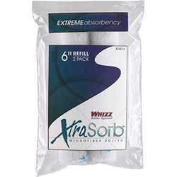 Whizz 74016 6 Xtrasorb Microfiber Blue Stripe 3/8 Nap Mini Roller 2Pk