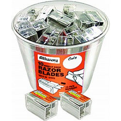 Allway SEB100/5 5pk #9 Single Edge Razor Blade (100/bucket) LANC-15145