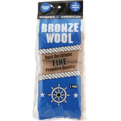 Rhodes American 123100 Fine Bronze Wool 3 Pad Poly Pack-1PK LANC-151855