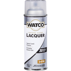 Watco 63281 11.25oz Satin Clear Lacquer Wood Finish Spray Paint-1PK LANC-152167