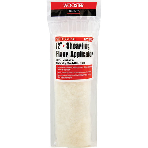 Wooster RR412 12 x 1/2 Nap Shearling Lambskin Floor Applicator-1PK