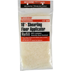 Wooster RR612 10 x 1/2 Nap Shearling Lambskin Floor Applicator Refill (For RR412)-1PK