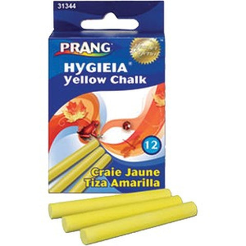Dixon 31344 Yellow Dustless Board Chalk (12pk) LANC-152817
