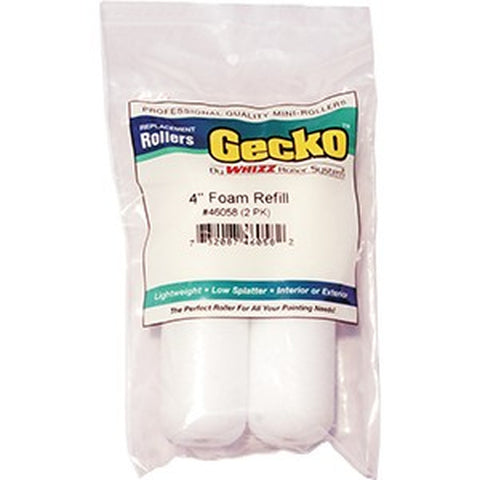 Whizz 46058 4 Gecko White Foam Mini Roller 2Pk LANC-152925
