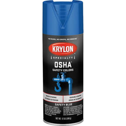 Krylon K02416777 12oz OSHA Safety Blue Spray Paint-1PK LANC-152978