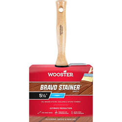Wooster F5116 5-1/2 Bravo Stainer White China Bristle Brush-1PK