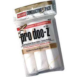 Wooster RR723 9 x 3/8 Nap Pro/Doo-Z Roller Cover (3pk)