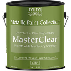 Modern Masters ME664 1gal Satin Master Clear Metallic Topcoat-1PK LANC-153986