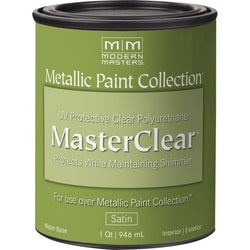 Modern Masters ME664 qt Satin Master Clear Metallic Topcoat-1PK LANC-154080