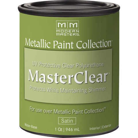 Modern Masters ME664 qt Satin Master Clear Metallic Topcoat-1PK LANC-154080