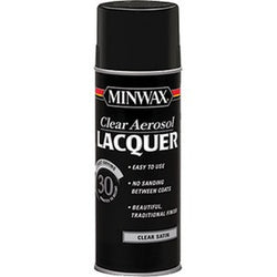 Minwax 15210 12oz Satin Clear Brushing Lacquer Aerosol-1PK LANC-154098