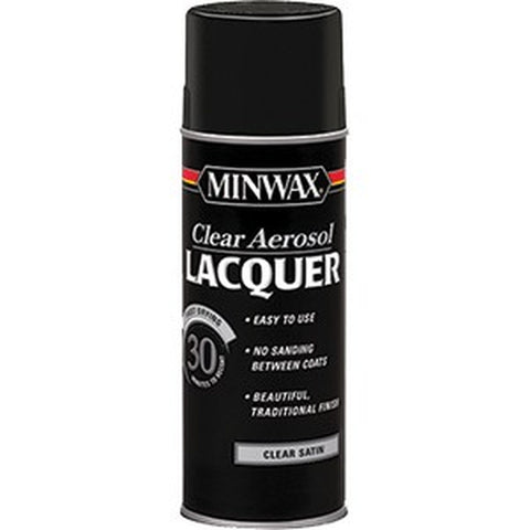 Minwax 15210 12oz Satin Clear Brushing Lacquer Aerosol-1PK LANC-154098
