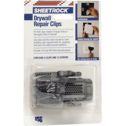 USG 380161 Drywall Repair Clips 00503 6/pk LANC-154842