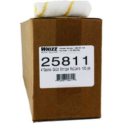 Whizz 25811 4 Gold Stripe Acrylic 1/2 Nap Mini Roller Bulk Pk 1/100