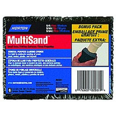 Norton 02081 4 x 2-3/4 x 1 MultiSand Fine/Med Sponge (6pk) LANC-155225