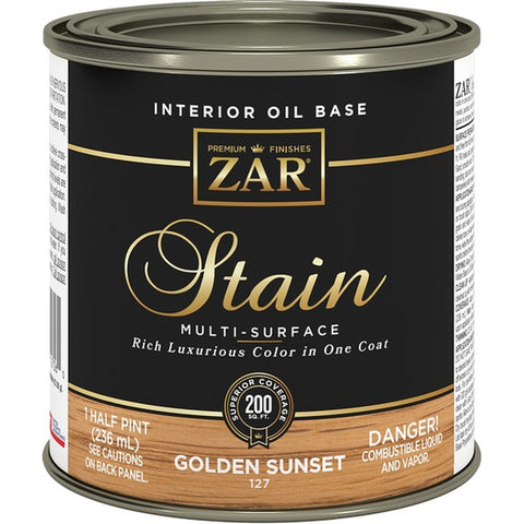 Zar 12706 .5Pt Golden Sunset 127 Wood Stain-1PK