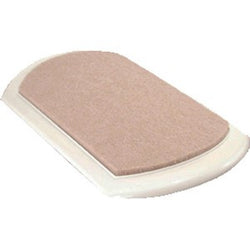 Shepherd 9431 5-5/8 x 9-3/8 Felt Gard Furniture Slide 4Pk LANC-156374