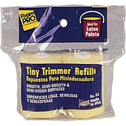 FoamPRO 63 2 Tiny Trimmer mini Paint Roller Refill 2pk LANC-156416