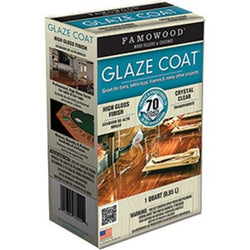 Famowood 5050080 qt Clear Glaze Coat High Build Epoxy Coating Two Part Kit-1PK LANC-156927