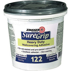 Zinsser 69384 Qt Suregrip HD Clear Wallcovering Adhesive-1PK