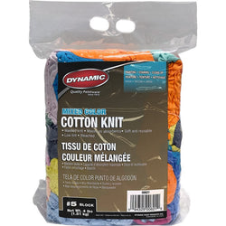 Dynamic 00621 #5 4lb Block Mixed Color Cotton Knit Wiping Cloth-1PK LANC-15737