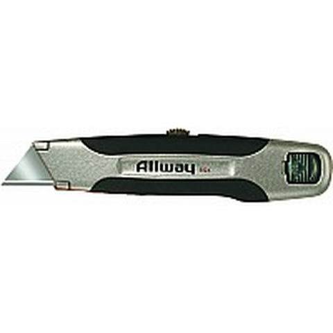 Allway RSK Retractable Utility Knife w/3 Blades Soft Grip-1PK LANC-157394