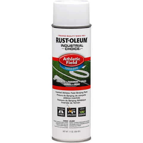 Rust-Oleum 206043 20 oz. White Industrial Choice Athletic Field Stripe Spray-1PK LANC-157618