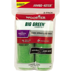Wooster RR310 4-1/2 Big Green Jumbo-Koter Closed-End Mini Roller Cover (2pk)
