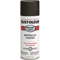 Rust-Oleum 7713830 11oz Dark Bronze Metallic Bright Coat Stops Rust Spray Paint-1PK LANC-158106