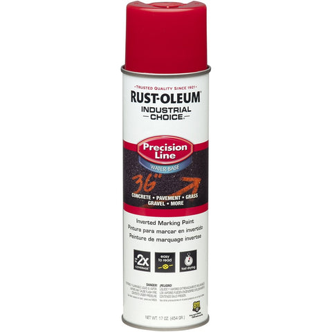 Rust-Oleum 203038 20oz Safety Red Water Base Industrial Choice Spray-1PK LANC-158145