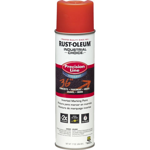 Rust-Oleum 1862838 20oz Fluorescent Red Water Base Industrial Choice Spray-1PK LANC-158150