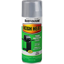 Rust-Oleum 7716830 12oz Silver High Heat Specialty Spray Paint Enamel-1PK LANC-158225