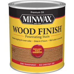 Minwax 70046 qt Red Chestnut 232 Semi-Transparent Stain-1PK LANC-158478