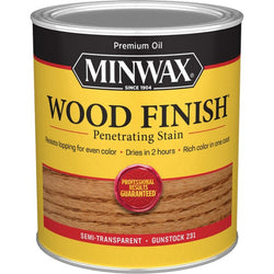 Minwax 70045 qt Gunstock 231 Semi-Transparent Stain-1PK LANC-158479