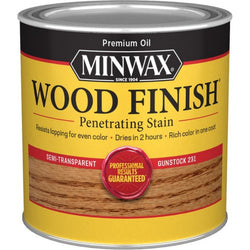 Minwax 22310 1/2pt Gunstock 231 Semi-Transparent Stain-1PK LANC-158481
