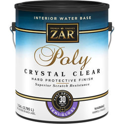Zar 34513 1G Semi Gloss Poly Crystal Clear Int WB-1PK