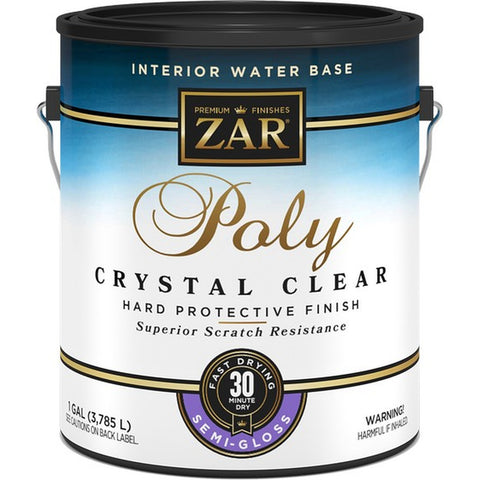 Zar 34513 1G Semi Gloss Poly Crystal Clear Int WB-1PK