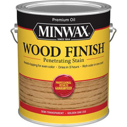 Minwax 71071 1gal Golden Oak 210B Semi-Transparent Stain 250 VOC-1PK LANC-158525
