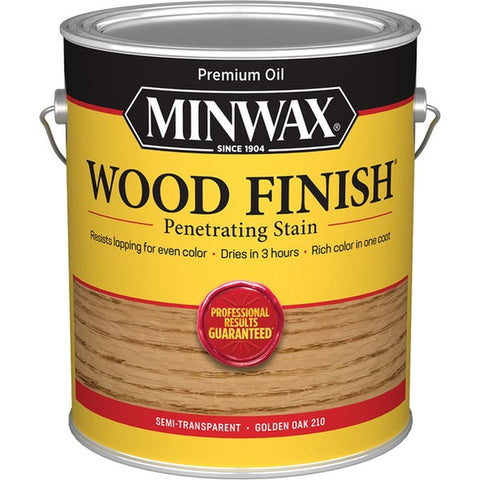 Minwax 71071 1gal Golden Oak 210B Semi-Transparent Stain 250 VOC-1PK LANC-158525