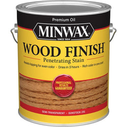 Minwax 71088 1gal Gunstock 231 Semi-Transparent Stain 250 VOC-1PK LANC-158578