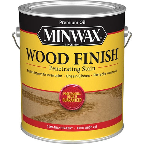 Minwax 71080 1gal Fruitwood 241 Semi-Transparent Stain 250 VOC-1PK LANC-158586