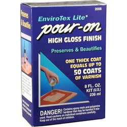 ETI 2008 8oz High Gloss Envirotex Lite Polymer Coating Two Part Kit-1PK LANC-16008