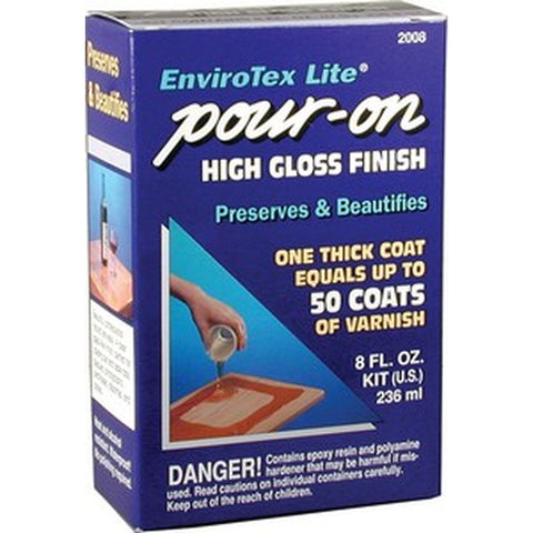 ETI 2008 8oz High Gloss Envirotex Lite Polymer Coating Two Part Kit-1PK LANC-16008