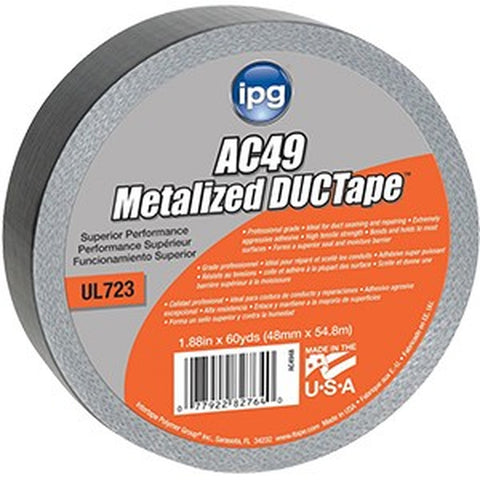 IPG 82764 2 x 60yd Metallic Duct Tape-1PK LANC-160500