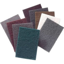 Norton 45600 6 x 9 Bear-Tex White Non-Woven Hand Pad Bulk - Non UPC (10/pk) LANC-160651