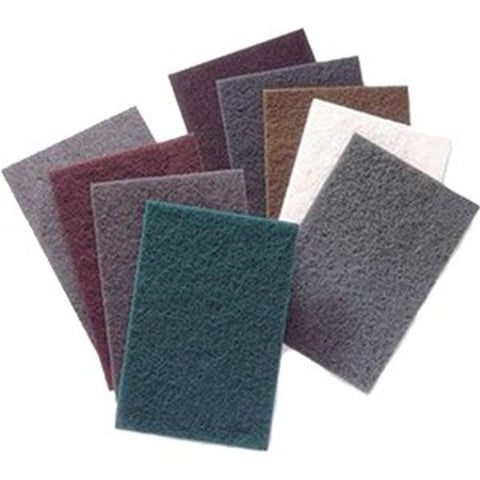 Norton 45600 6 x 9 Bear-Tex White Non-Woven Hand Pad Bulk - Non UPC (10/pk) LANC-160651